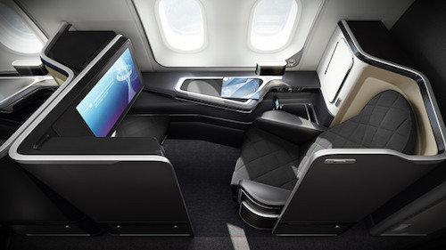 British Airways, First Class Cabin